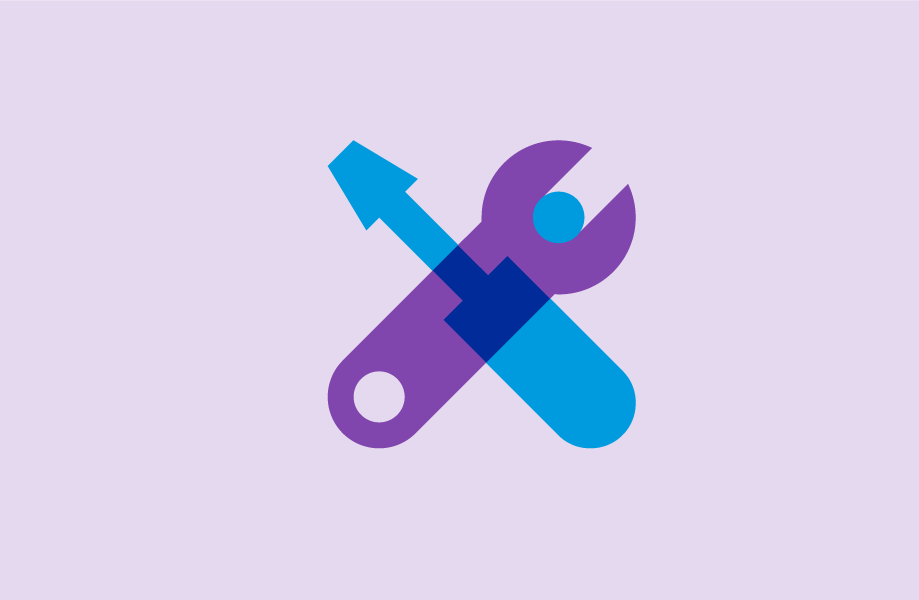 Simple illustration of a two tools